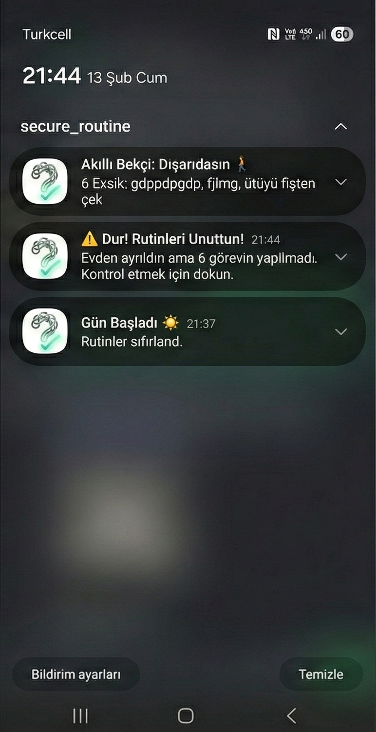 Akıllı Bekçi Bildirimleri